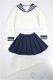 画像1: DD/OF:セーラー ジャケット スカート セットアップ シロネイビー/0 A-26-02-04-287-NY-ZA (1)