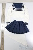 画像2: DD/OF:セーラー ジャケット スカート セットアップ シロネイビー/0 A-26-02-04-287-NY-ZA (2)