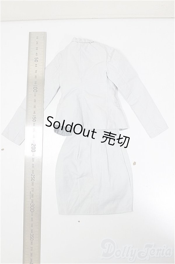 画像2: 50ｃｍドールサイズ/ ジャケット スカート セットアップ サックス/0 A-26-02-04-300-NY-ZA (2)