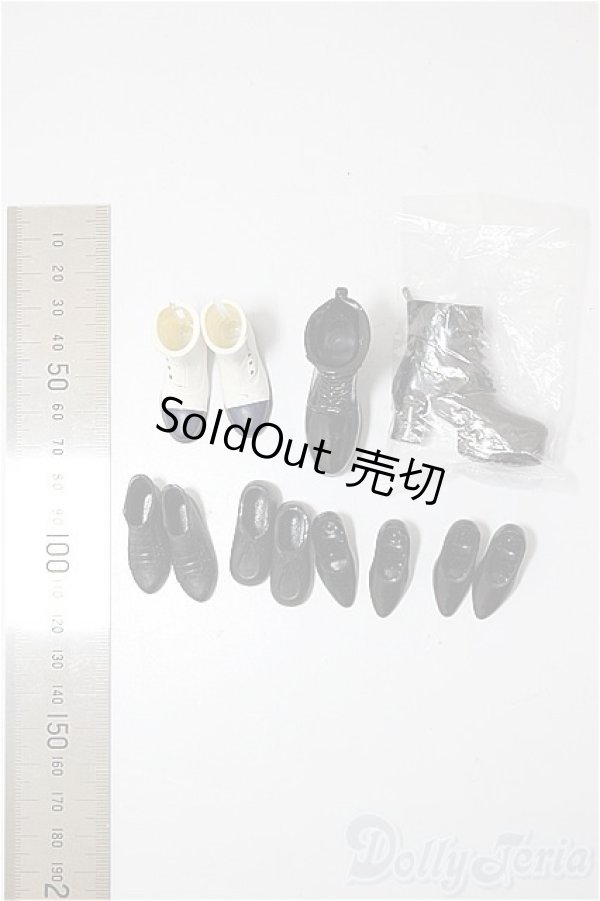 画像2: リカちゃん・ジェニーちゃんサイズ /OF:靴　クロ5 シロ1/ファッションドール　衣装 A-26-02-04-266-NY-ZA (2)