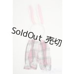 画像: SD&DD/OF:うさぎ耳カチューシャ+うさぎしっぽ付チェックパンツ(ボークスタグ付) Y-26-02-11-170-KN-ZY