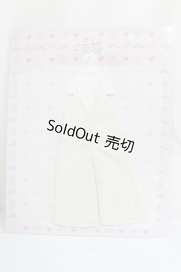 画像1: 【新品】ネオブライス/OF：deardarling：サロペット【オフホワイト】/ファッションドール　衣装 A-25-01-08-385-NY-ZA (1)