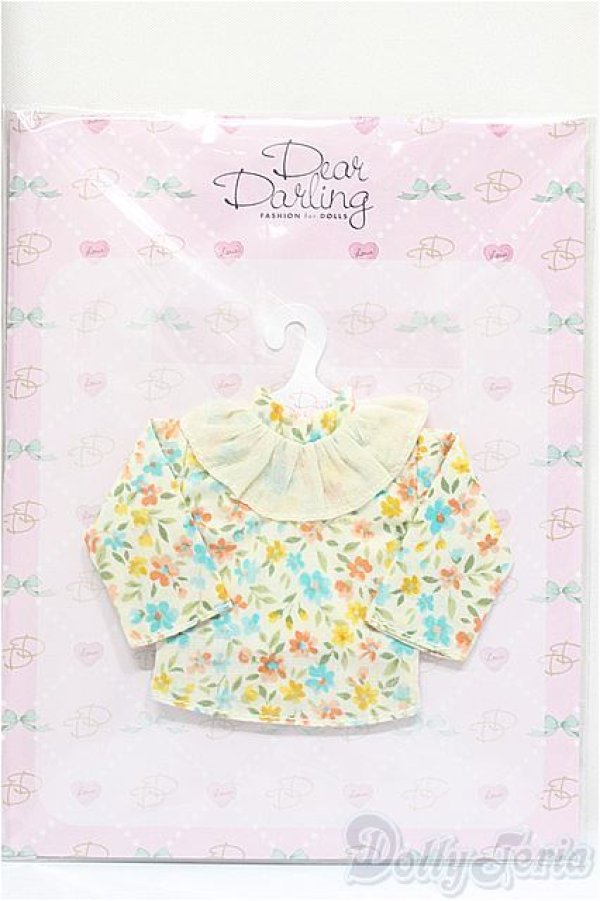 画像1: 【新品】ネオブライス/OF：deardarling：ハイネックブラウス【イエローF】/ファッションドール　衣装 A-25-01-08-381-NY-ZA (1)