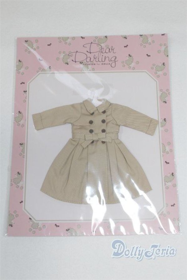 画像1: 【新品商品】ジュニームーン/OF：deardarlingフレアトレンチコート/ A-25-03-12-069-NY-ZA (1)