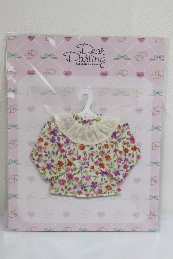 画像1: 【新品】ネオブライス/OF：deardarling：ハイネックブラウス【ピンクF】/ファッションドール　衣装 A-25-01-08-380-NY-ZA (1)