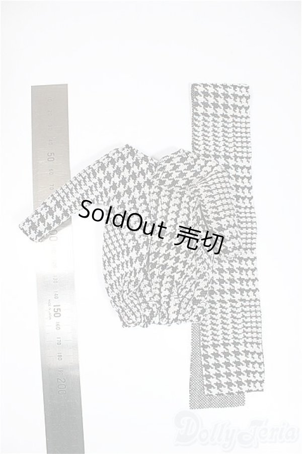 画像2: ネオブライス/of:ディーラー製格子柄ドレス/ファッションドール　衣装 A-25-04-16-239-KD-ZA (2)