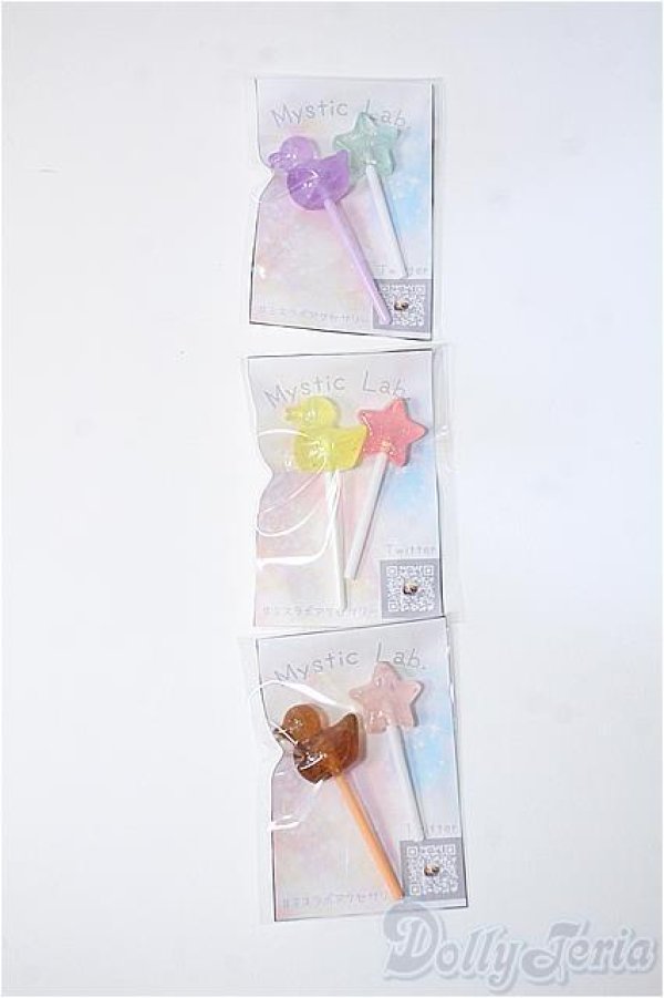画像1: 1/12〜1/6/ステッキ3点セット　ミスラボアクセサリー：Mystic Lab様製 Y-24-10-16-116-KD-ZY (1)