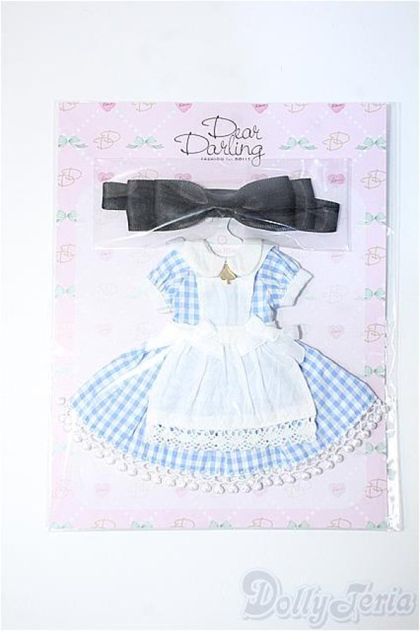 画像1: 【新品】ミディブライス/OF：deardarling：ギンガムアリスセット/ファッションドール　衣装 A-25-03-05-361-NY-ZA (1)