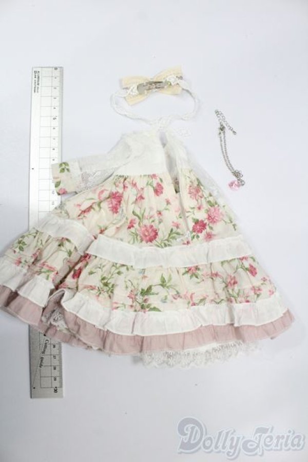 画像2: 幼SD/OF:ピンタックドレスセット S-25-10-26-374-NY-ZS (2)