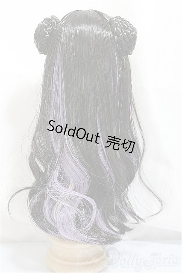 画像2: 8-9inch/Narcisse Noir様製:ウィッグ/インチ　BJD　MJD　ドール用 A-25-01-15-303-KD-ZA (2)