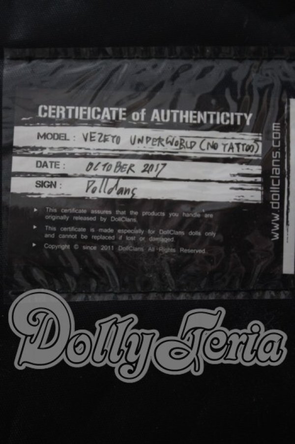 画像7: DOLL CLANS/Vezeto Limited -The UnderWorld- Noble(No face tattoo) A-26-09-24-1090-NY-ZU (7)