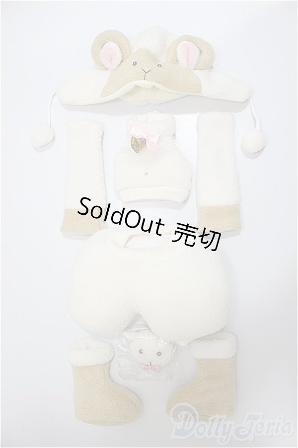 画像3: MDD/OF cloth-lab.様製ひつじさんのモフモフ衣装セットモフ/0 A-25-02-19-420-KD-ZA (3)