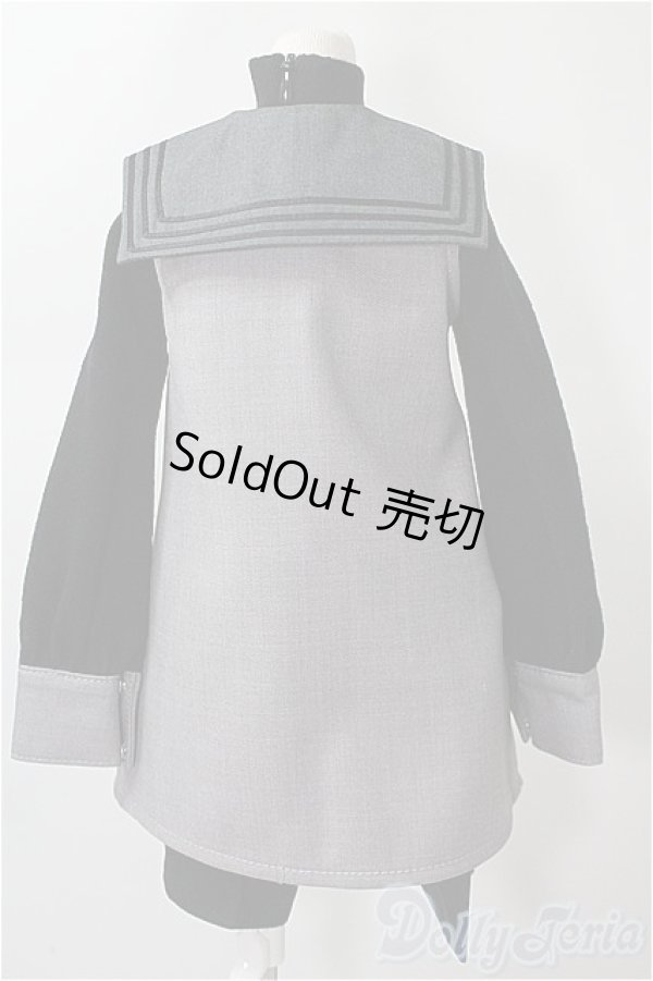 画像2: SD/OF：鏡のセーラー服セット（灰） U-24-11-19-200-NY-ZU (2)