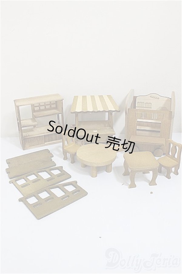 画像1: 撮影背景用/1/12ドールハウス木製/ A-25-11-12-287-KD-ZA (1)