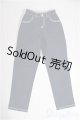 画像: SD/OF:002タックワイドジーンズ（紺）・SD/1/3　60ｃｍ　BJD　MJD　衣装　ドール用 A-25-03-05-537-KD-ZA