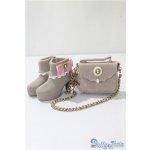 画像: SD/OF　Galerie de l'esprit　チェーンフラップバッグ＆フォルデッドショートブーツ U-25-02-11-206-KD-ZU