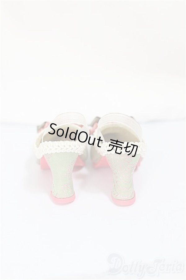 画像2: SD16GIRL/OF: SD16 Rococo Olive Greenミュール/1/3　60ｃｍ　BJD　MJD　衣装　ドール用 A-25-02-05-293-NY-ZA (2)