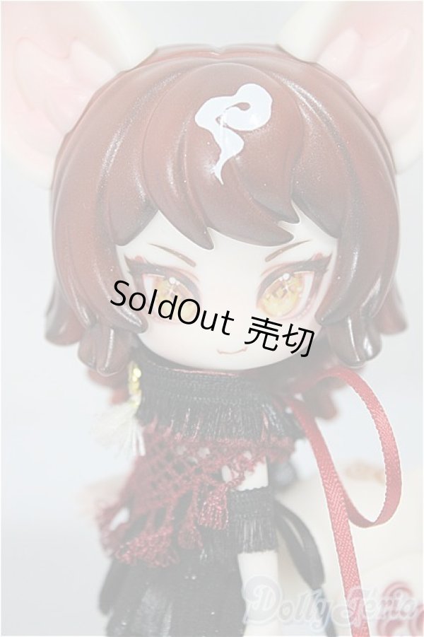 画像1: BonBon Galaxy/Red 赤面/BJD　球体関節人形 A-25-02-26-138-KD-ZA (1)