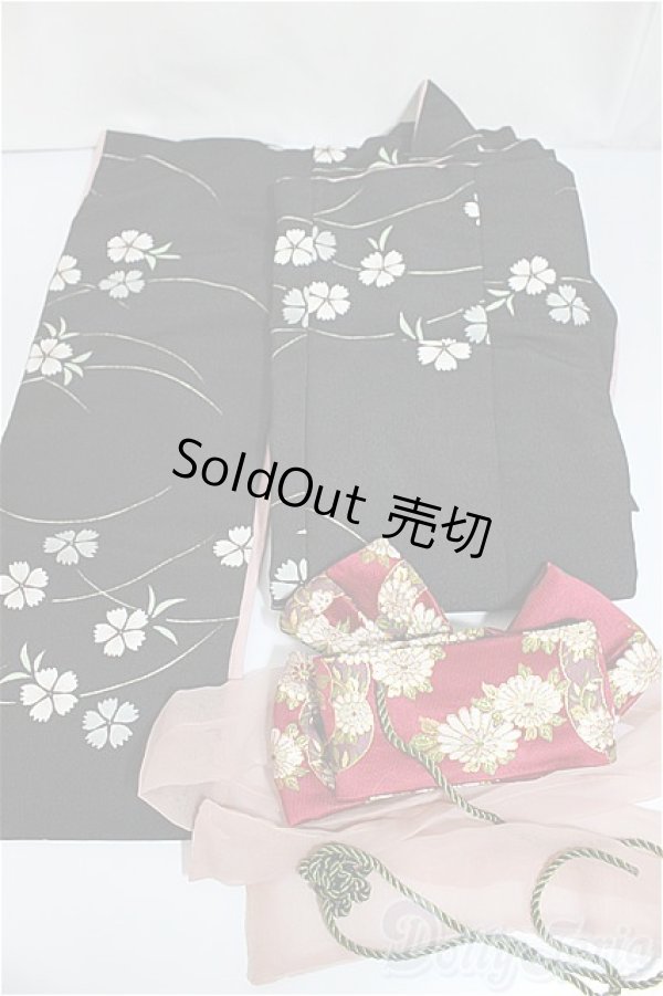 画像2: SD/OF:着物/1/3　60ｃｍ　BJD　MJD　衣装　ドール用 A-25-02-26-352-NY-ZA (2)