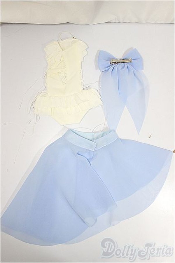 画像2: DD/OF:水着セット（パレオ・水色）/0 A-25-03-19-110-NY-ZA (2)