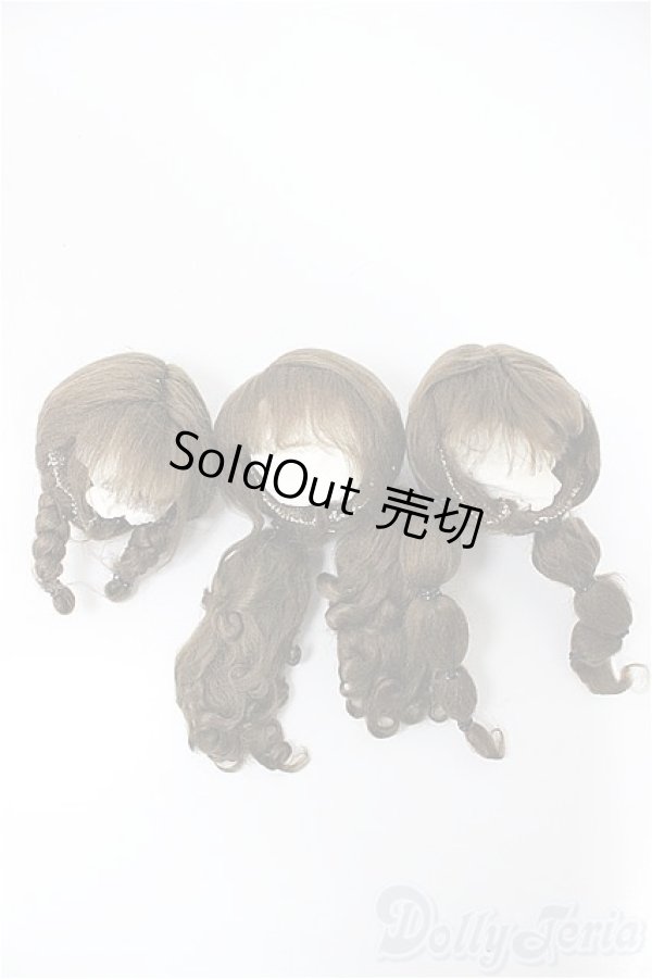 画像1: 4inch/ウィッグ　ボア　3点/インチ　BJD　MJD　ドール用 A-25-03-26-199-KD-ZA (1)