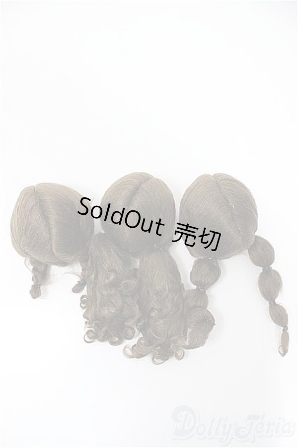 画像2: 4inch/ウィッグ　ボア　3点/インチ　BJD　MJD　ドール用 A-25-03-26-199-KD-ZA (2)