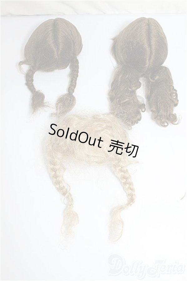 画像2: 5.5inch/ウィッグ　ボア　3点/インチ　BJD　MJD　ドール用 A-25-03-26-283-KD-ZA (2)