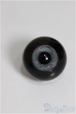 画像1: 18mm/グラスアイ シングル　ブラック系/ドール用　アイ A-25-04-23-221-KD-ZA (1)