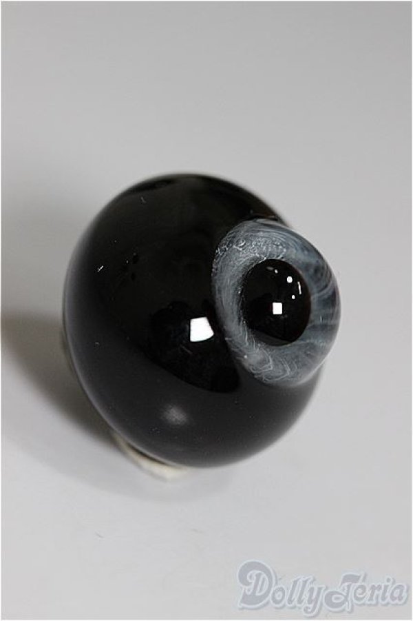 画像2: 18mm/グラスアイ シングル　ブラック系/ドール用　アイ A-25-04-23-221-KD-ZA (2)