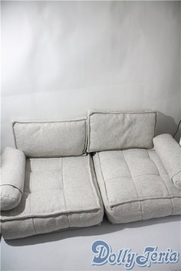 画像1: DD等　1/3サイズ　ドール用　家具　ソファ　クッション U-25-04-29-205-KD-ZU (1)
