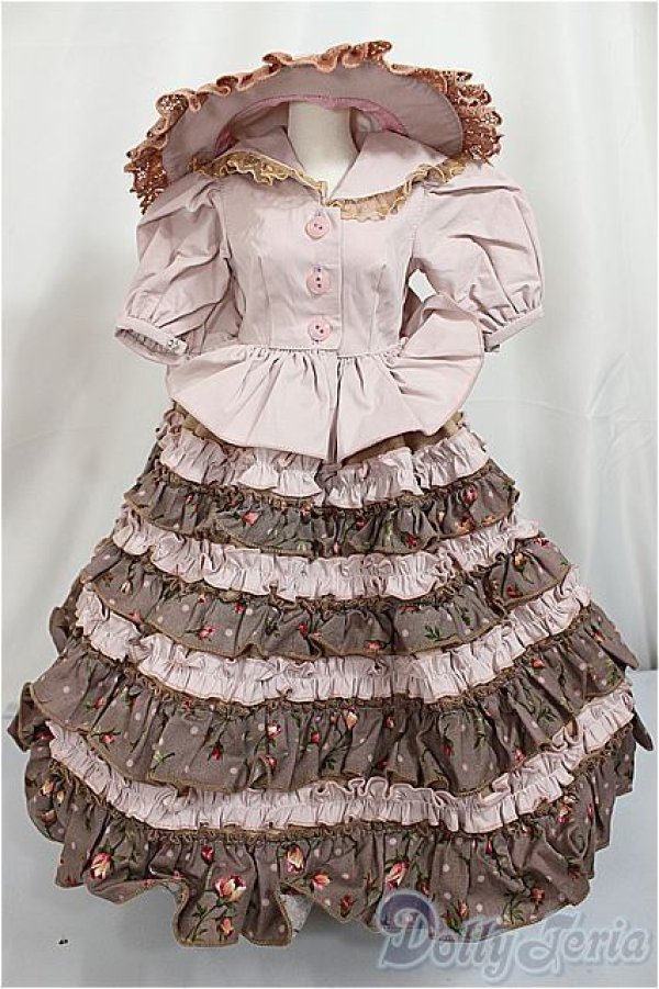 画像1: SD/OF:ドレス　SD　黒船屋　様/1/3　60ｃｍ　BJD　MJD　衣装　ドール用 A-25-04-23-262-KD-ZA (1)
