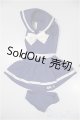画像: azone/OF:50cmサイズドール　衣装　50セーラー水着set/0 A-25-05-14-175-KD-ZA