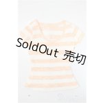 画像: azone/OF:50cmサイズドール　衣装　AZO2 ボーダーTシャツ/0 A-25-05-07-256-KD-ZA