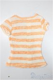 画像2: azone/OF:50cmサイズドール　衣装　AZO2 ボーダーTシャツ/0 A-25-05-07-256-KD-ZA (2)