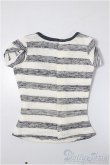 画像2: azone/OF:50cmサイズドール　衣装　AZO2 ボーダーTシャツ/0 A-25-05-07-255-KD-ZA (2)