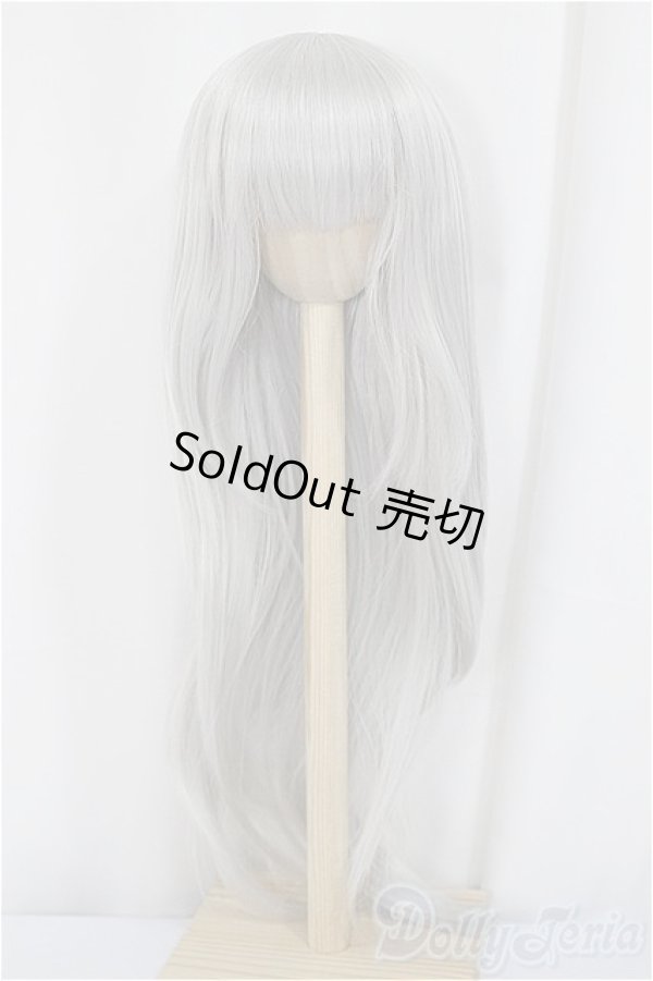 画像1: 8-9inch/ウィッグ　[FMDLL 1090]-White Silver /インチ　BJD　MJD　ドール用 A-25-05-14-298-KD-ZA (1)