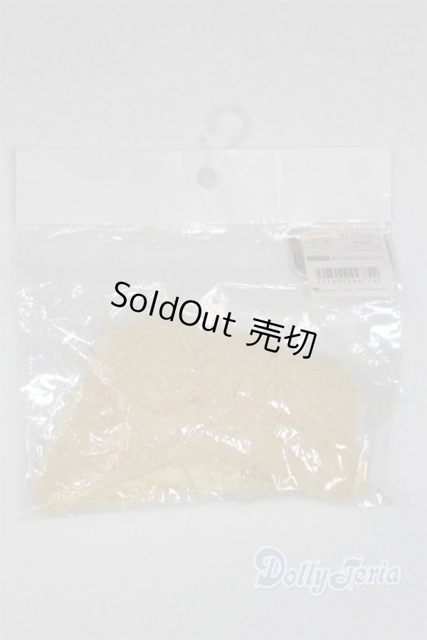 画像1: 幼SD/OF:くま耳帽子（カスタード）・ちび/1/6　30ｃｍ　BJD　MJD　衣装　ドール用 A-25-05-28-043-NY-ZA (1)