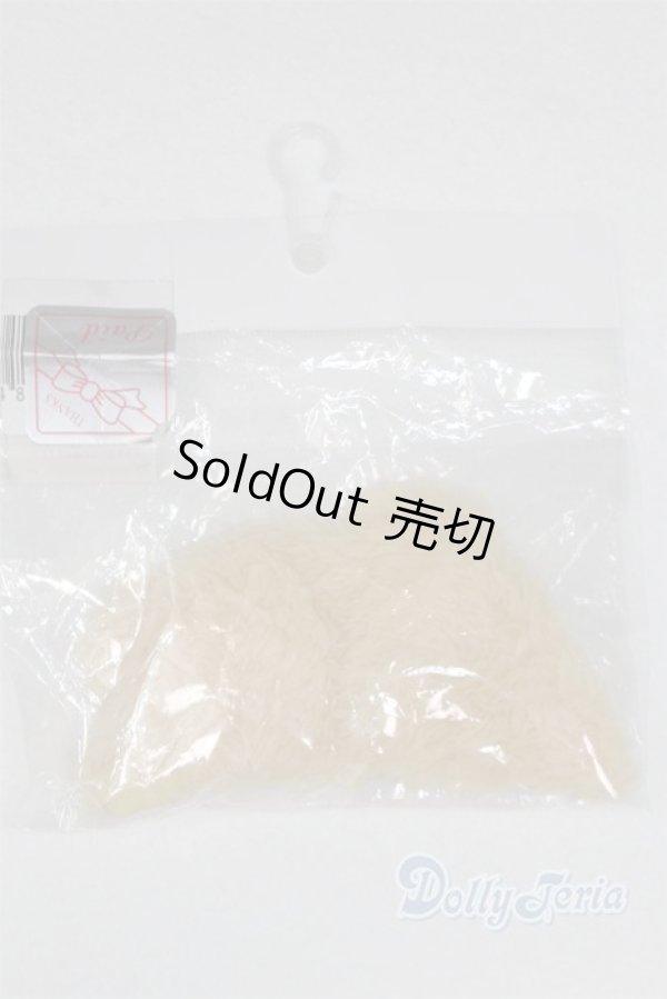 画像2: 幼SD/OF:くま耳帽子（カスタード）・ちび/1/6　30ｃｍ　BJD　MJD　衣装　ドール用 A-25-05-28-043-NY-ZA (2)