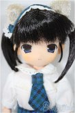 画像1: ママチャップトイ/ちっちゃなちっちゃな女の子 れみる ねこちゃん学園制服(黒髪・青)/ A-25-05-21-174-KD-ZA (1)