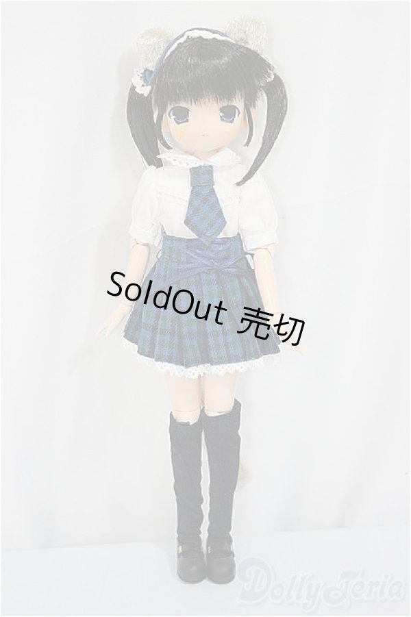 画像2: ママチャップトイ/ちっちゃなちっちゃな女の子 れみる ねこちゃん学園制服(黒髪・青)/ A-25-05-21-174-KD-ZA (2)