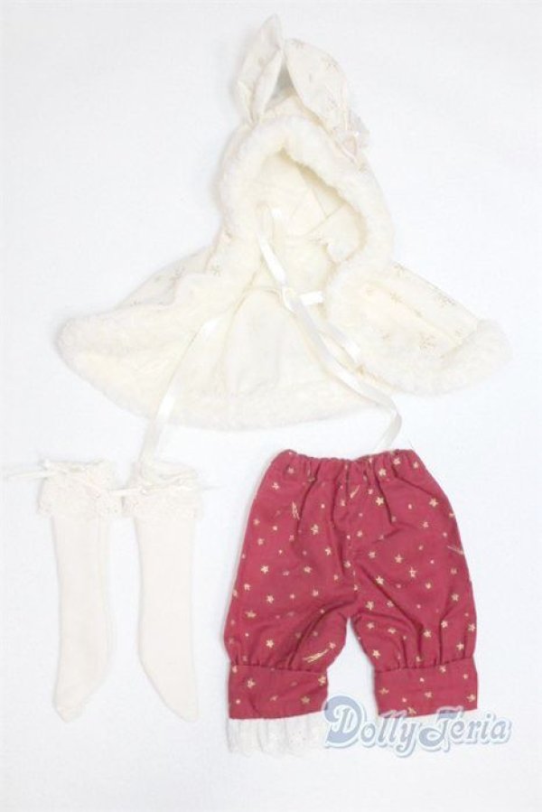 画像1: SD/OF:衣装セット　フードケープ/1/3　60ｃｍ　BJD　MJD　衣装　ドール用 A-25-08-13-088-KD-ZA (1)