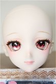 画像2: DDH-09/Yua*様カスタムヘッド ソフビ盛り セミホワイト肌 ＋アイ/BJD　球体関節人形 A-25-06-04-299-NY-ZA (2)