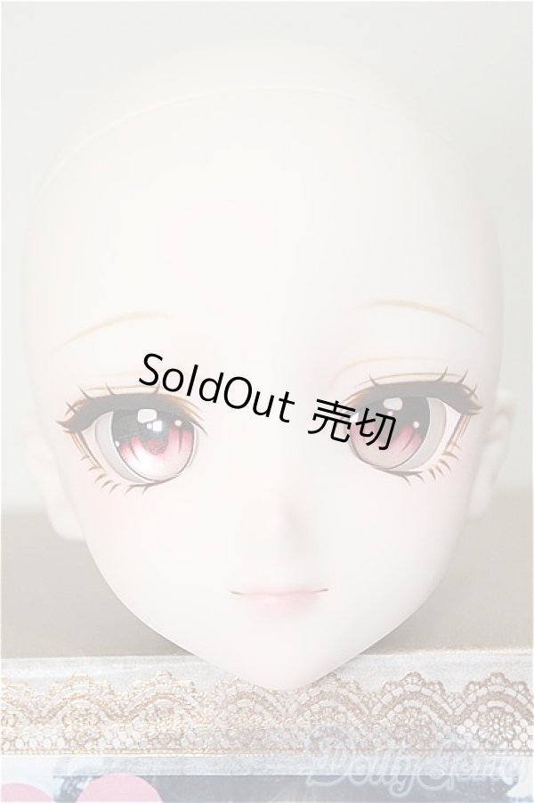 画像2: DDH-09/Yua*様カスタムヘッド ソフビ盛り セミホワイト肌 ＋アイ/BJD　球体関節人形 A-25-06-04-299-NY-ZA (2)