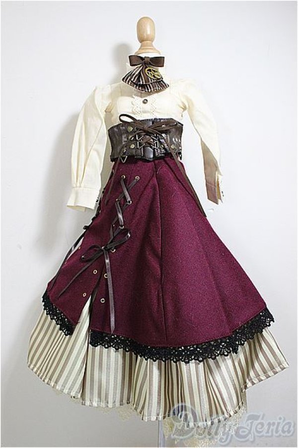 画像1: SDM/OF:スチームパンク風セットアップ/1/4　40ｃｍ　BJD　MJD　衣装　ドール用 A-25-08-06-353-NY-ZA (1)