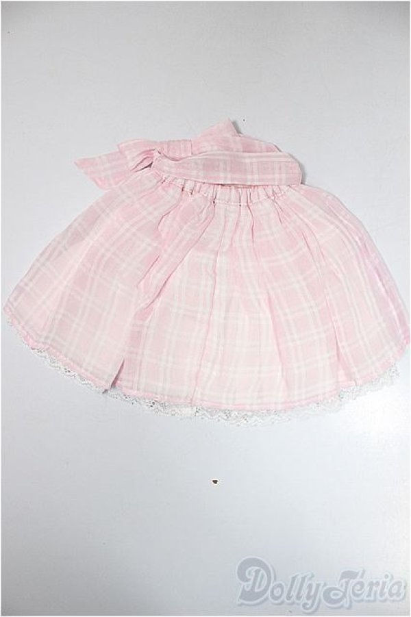 画像2: SD/OF:ピンクチェックスカート/1/3　60ｃｍ　BJD　MJD　衣装　ドール用 A-25-06-18-283-KD-ZA (2)