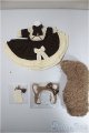 画像: 幼SD/OF:のんのんシマリス　衣装セット：木茶動物園様/1/6　30ｃｍ　BJD　MJD　衣装　ドール用 A-25-06-18-292-KD-ZA