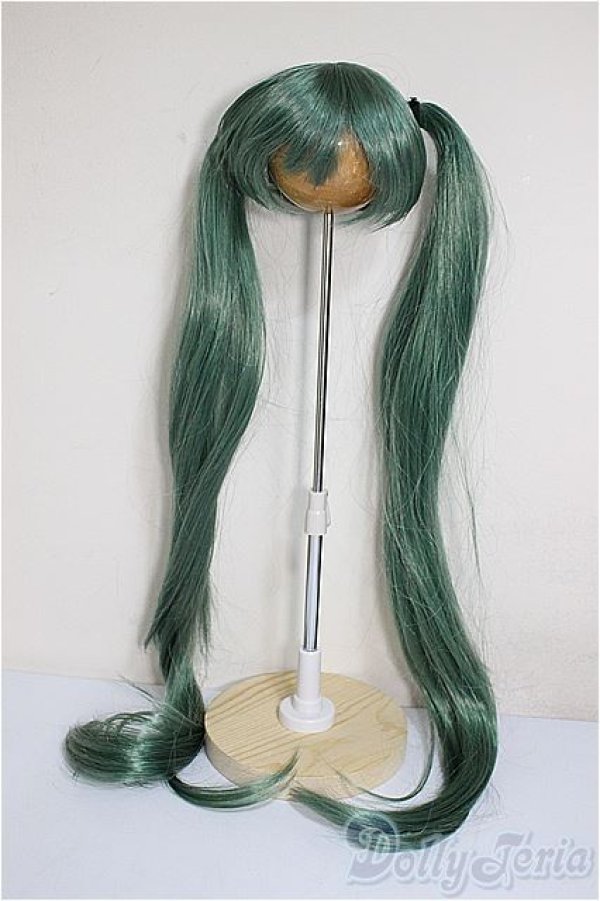 画像1: 8-9inch/ウィッグ　初音ミクウィッグ/インチ　BJD　MJD　ドール用 A-25-07-02-390-NY-ZA (1)
