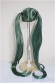 画像2: 8-9inch/ウィッグ　初音ミクウィッグ/インチ　BJD　MJD　ドール用 A-25-07-02-390-NY-ZA (2)
