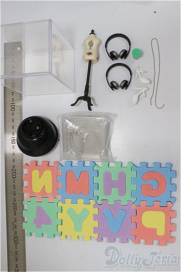 画像2: 1/12-1/6サイズドール/ミニチュア　小物　セット/ A-25-10-29-194-KD-ZA (2)