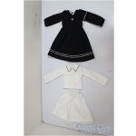 画像: MSD(SDM)/OF:灰ばら女学院初等科制服/1/4　40ｃｍ　BJD　MJD　衣装　ドール用 A-25-07-30-294-NY-ZA
